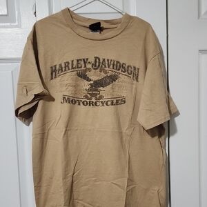 Harley-Davidson Beige Short Sleeve Tee